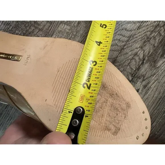 Louise et Cie Patent Oxford Shoes 9M Tan Lace-Up Block Heel Vintage Inspired - Picture 7 of 16